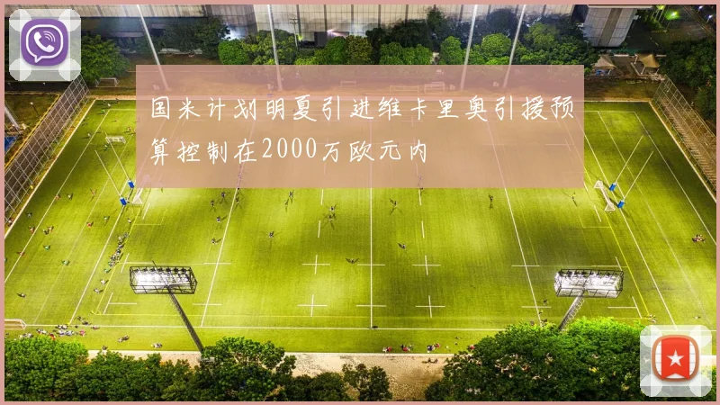 国米计划明夏引进维卡里奥引援预算控制在2000万欧元内